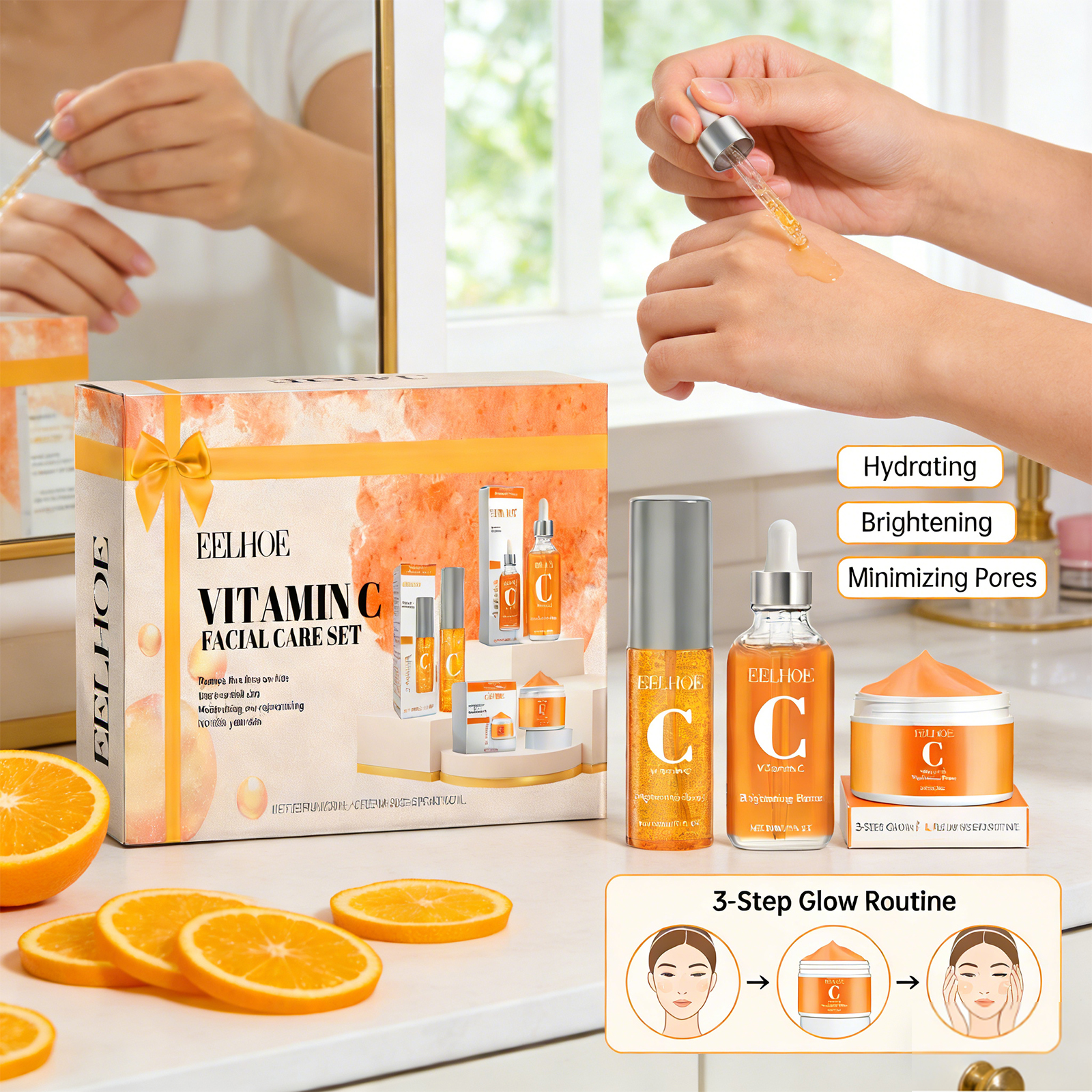 Skincare Vitamin C - Vitamin C Facial Care Set Enhancing