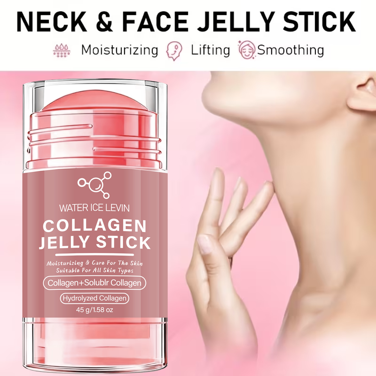 Skincare Vitamin C - Collagen Jelly Stick 45g with Hyaluronic