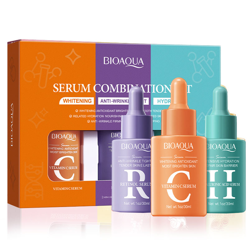 3pcs/set BIOAQUA Vitamin C Ret - Skincare Vitamin C reseña y precio