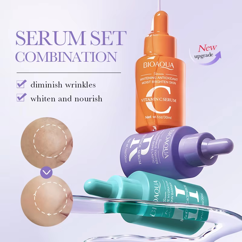 3pcs/set BIOAQUA Vitamin C Ret - Skincare Vitamin C reseña y precio