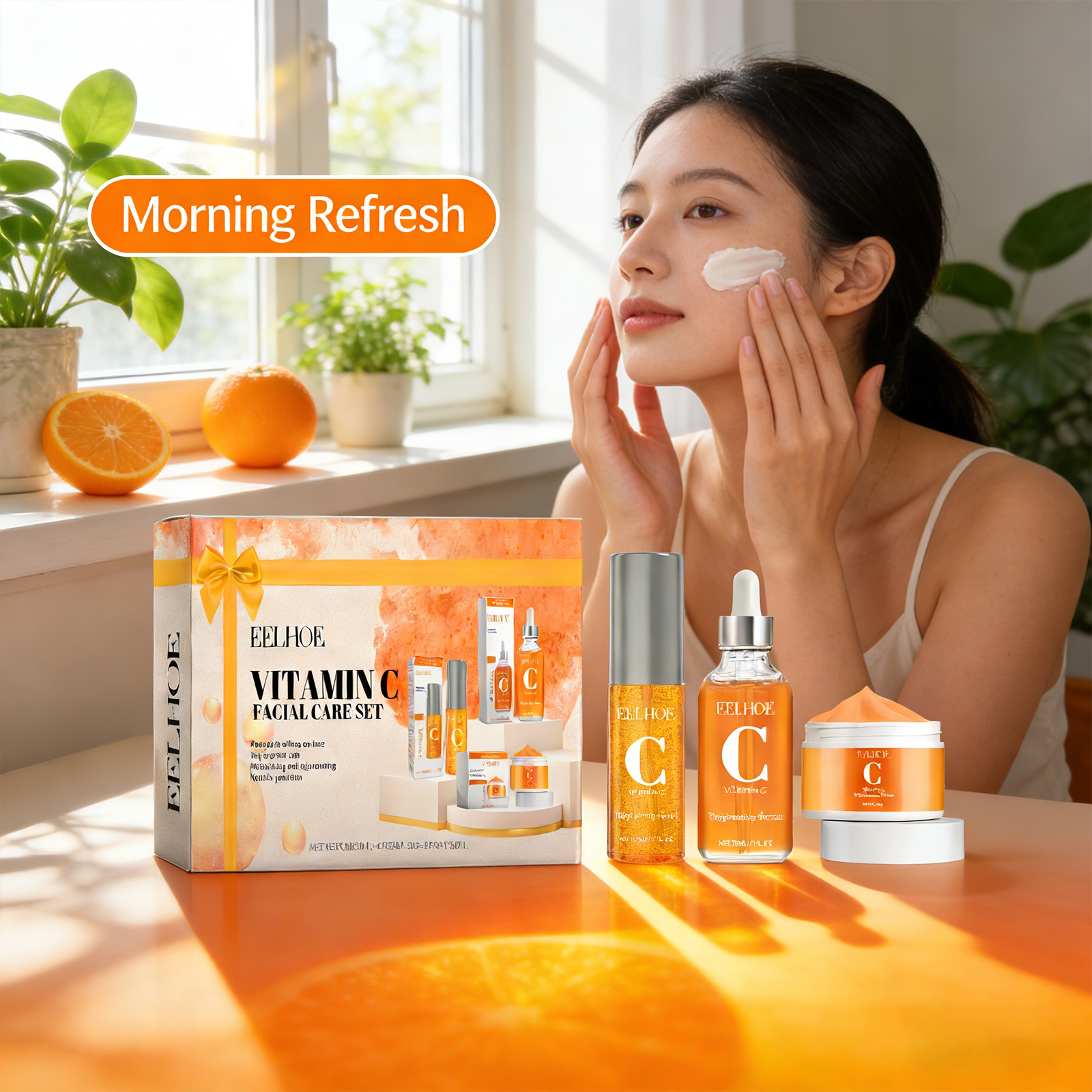 Vitamin C Facial Care Set Enha - Skincare Vitamin C reseña y precio