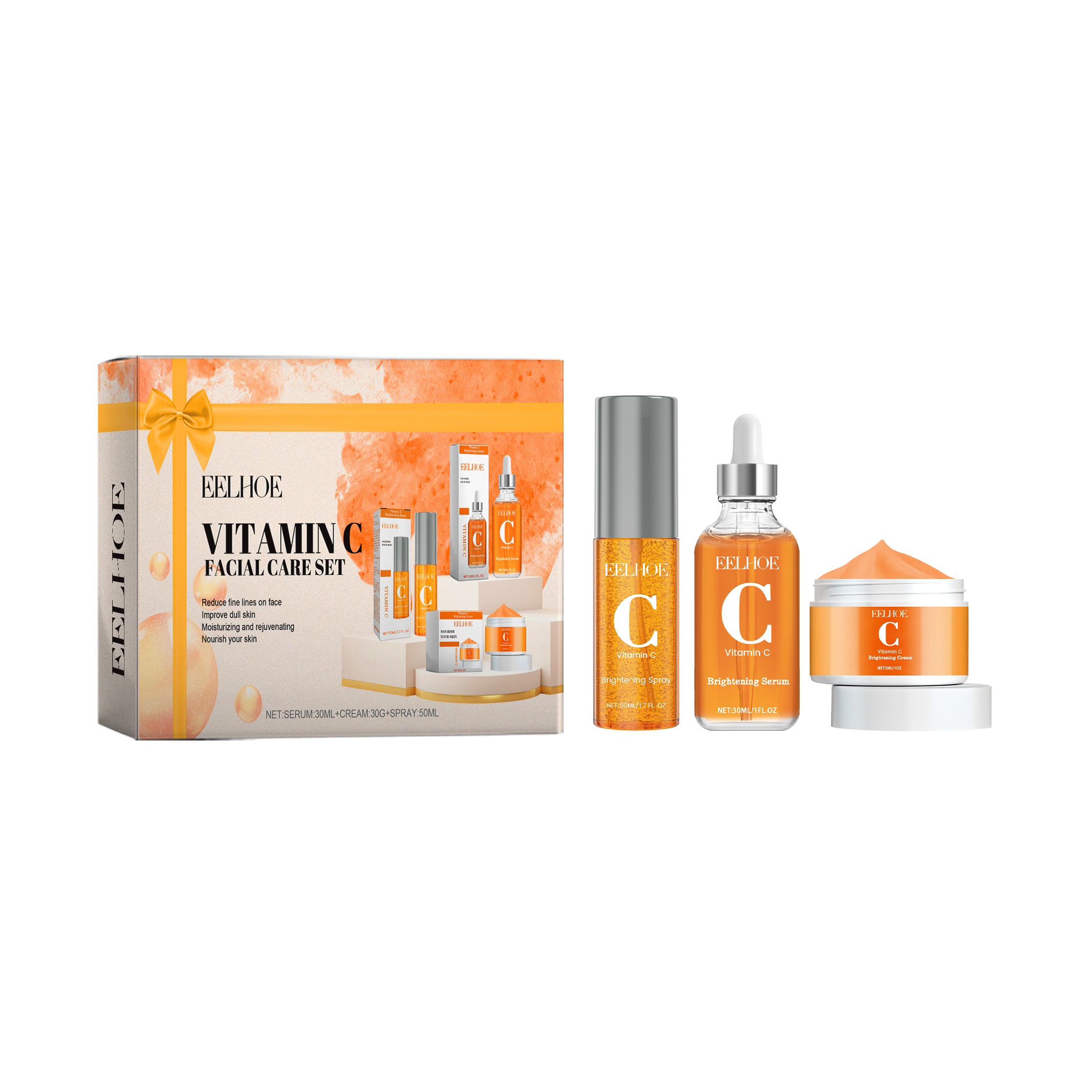 Vitamin C Facial Care Set Enha - Skincare Vitamin C reseña y precio