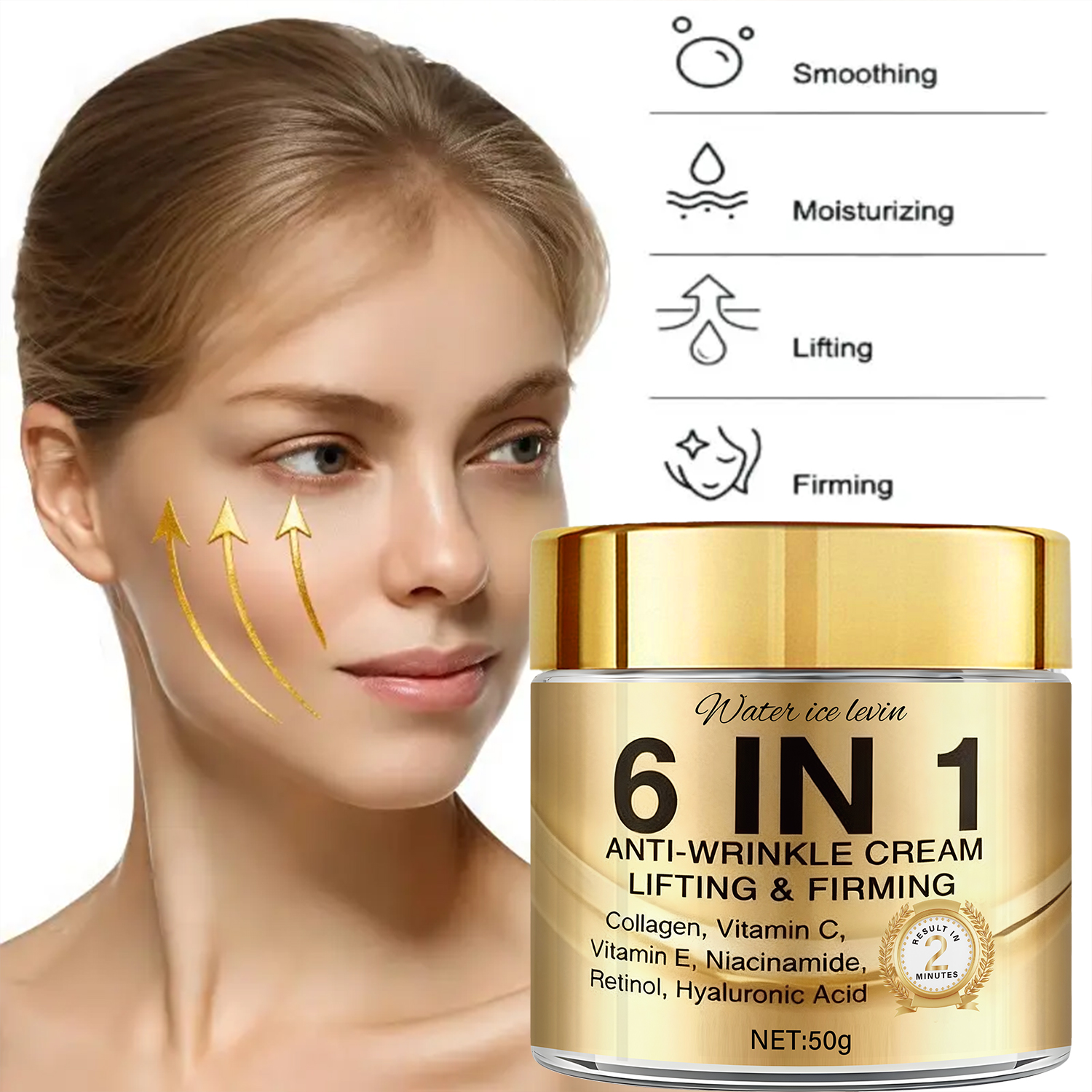 6-In-1 Anti-Wrinkle Cream. Lif - Skincare Vitamin C reseña y precio