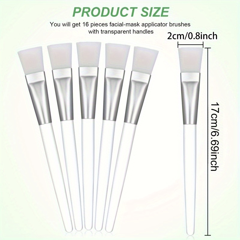 5pcs Soft Facial Mask Brush wi - Skincare Indonesia reseña y precio