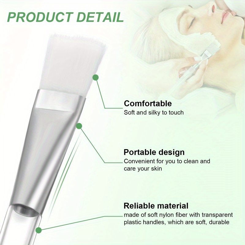 5pcs Soft Facial Mask Brush wi - Skincare Indonesia reseña y precio