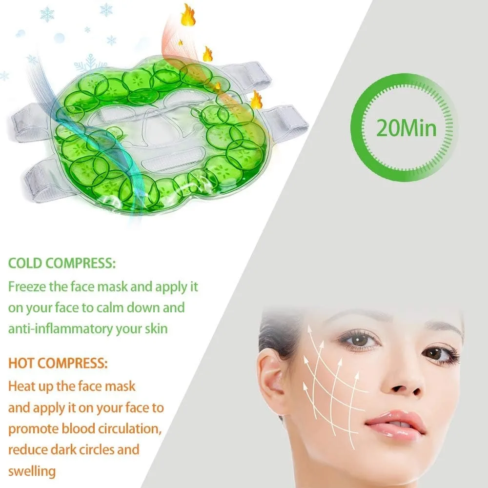 Face Ice Gel Pack with Wrap Re - Skincare Indonesia reseña y precio