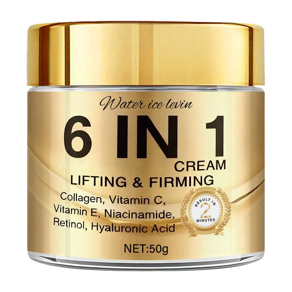 6 IN 1 Collagen Face Cream Lif - Skincare Vitamin C reseña y precio