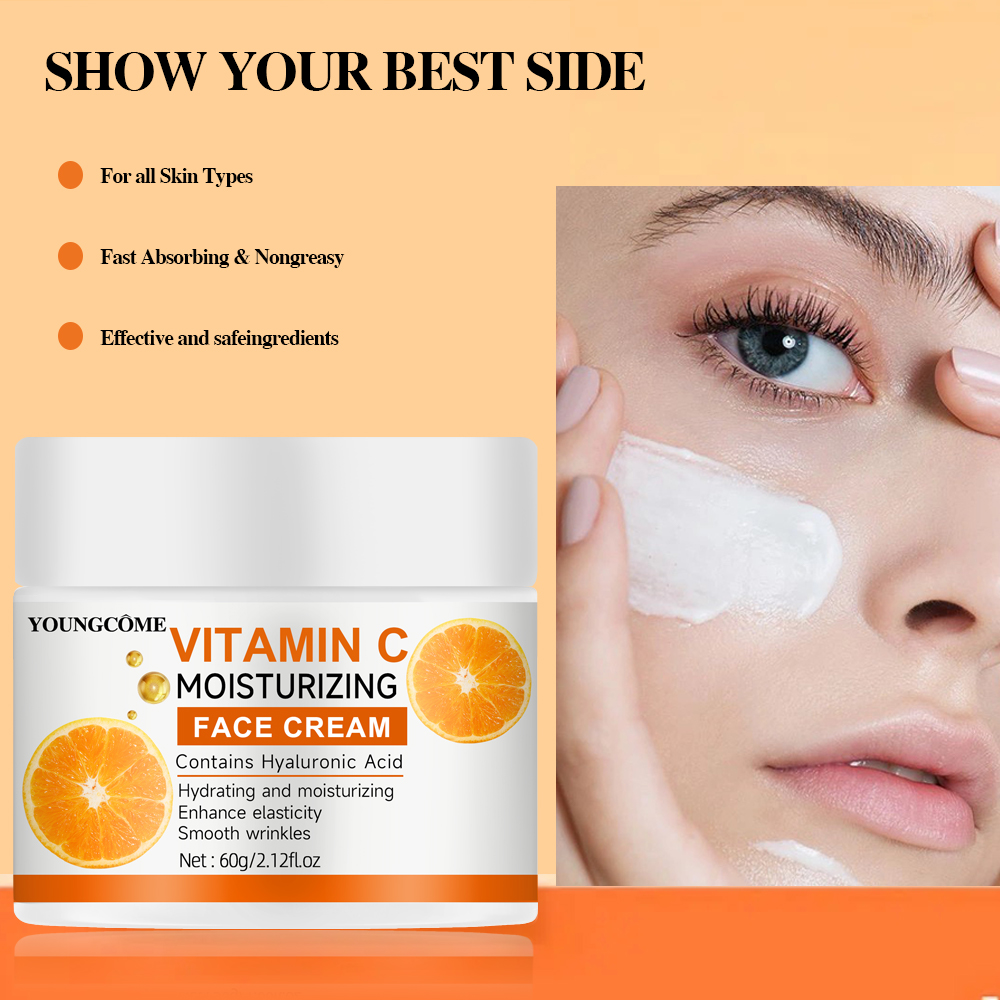 Vitamin C Moisturizer with Hya - Skincare Vitamin C reseña y precio