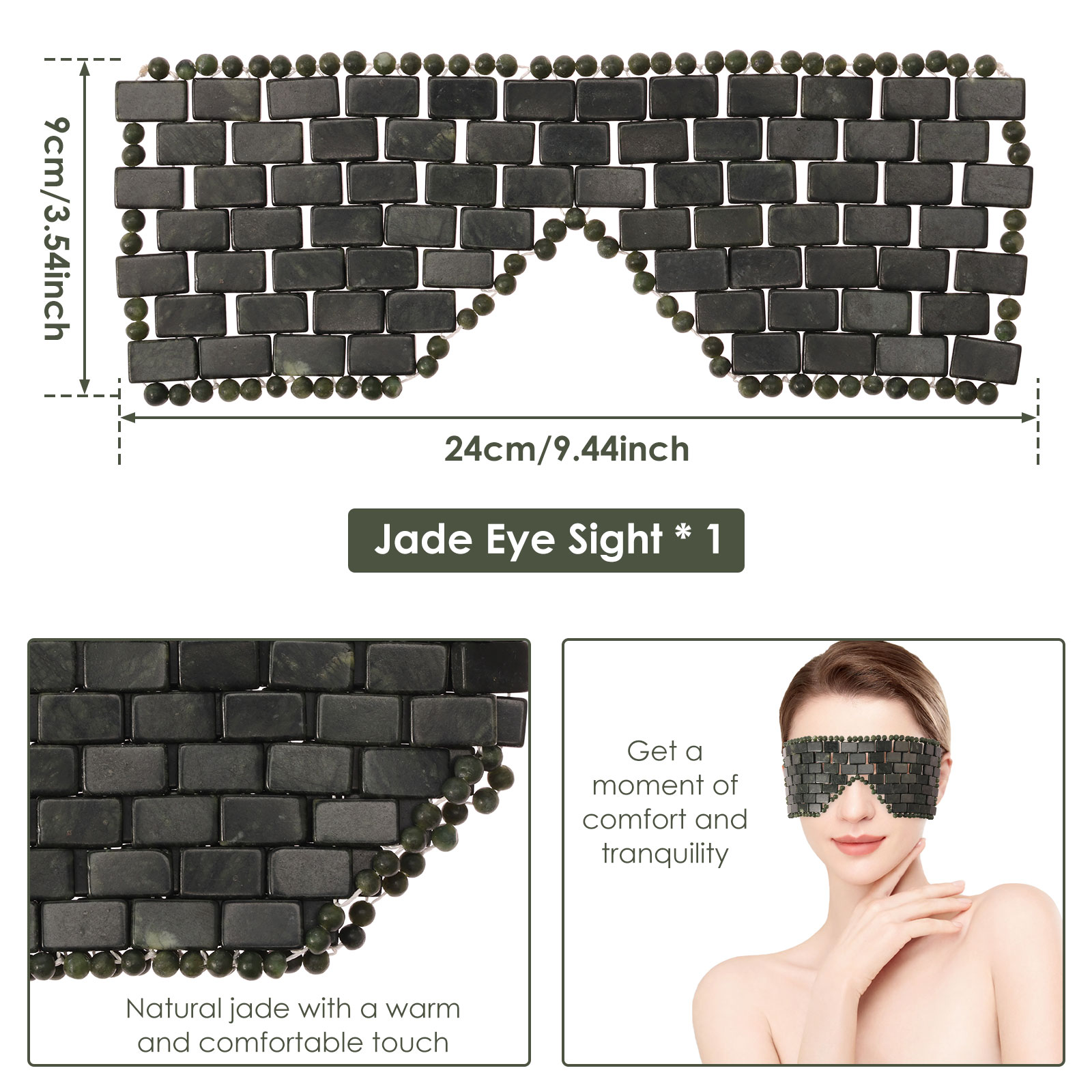 Jade Eye Mask Portable Jade St - Skincare Indonesia reseña y precio
