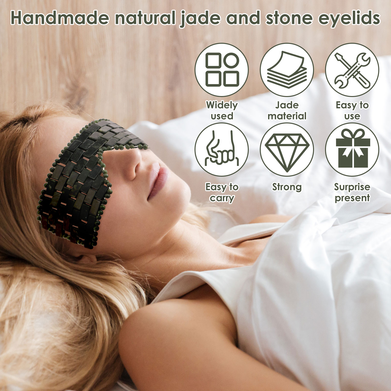 Jade Eye Mask Portable Jade St - Skincare Indonesia reseña y precio