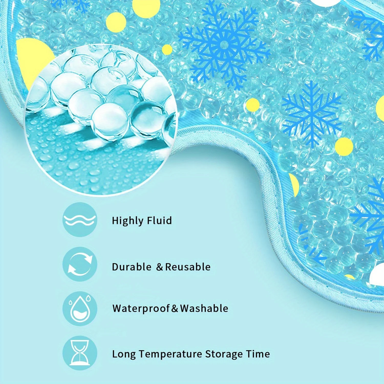 Cooling Eye Mask with Gel Bead - Skincare Indonesia reseña y precio