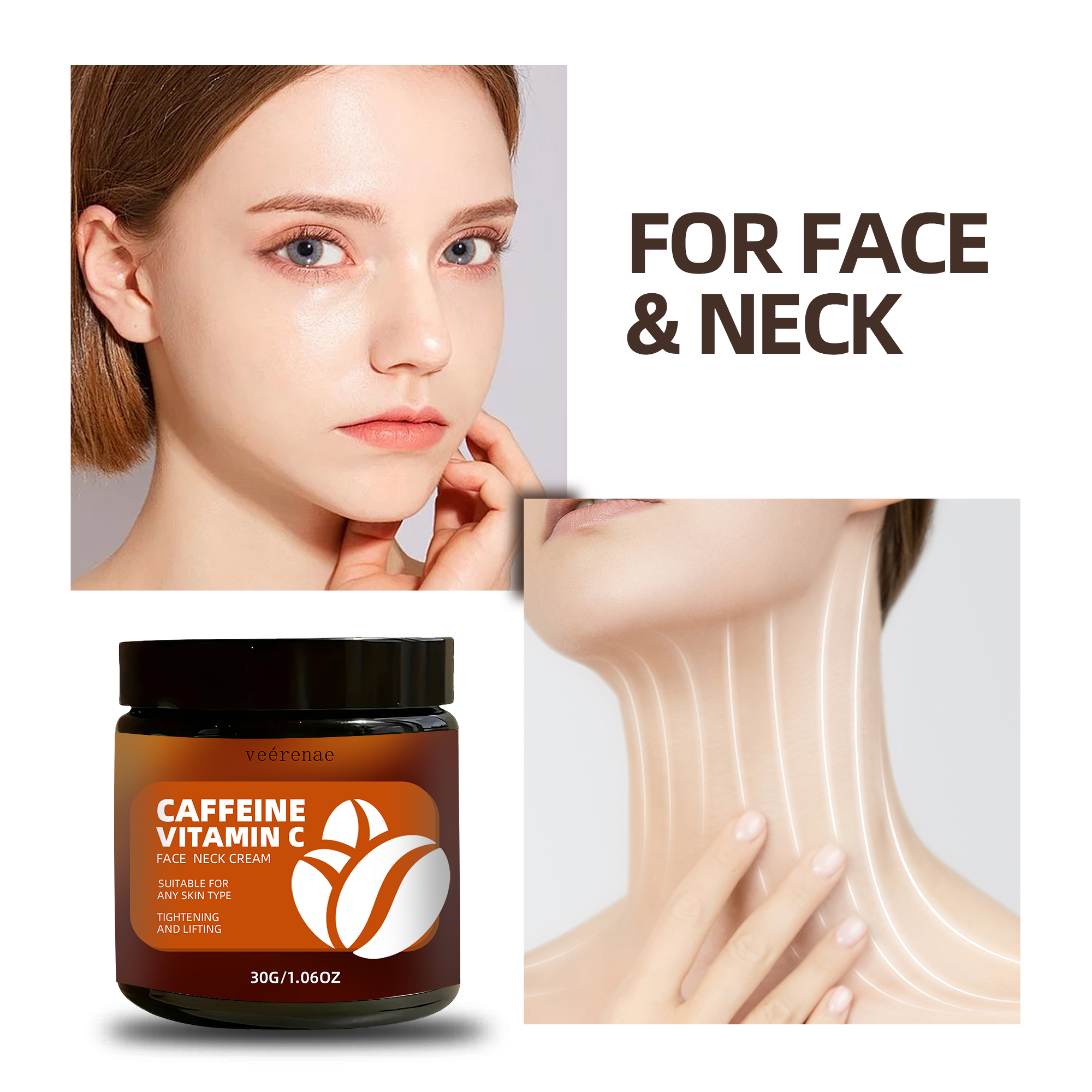 CAFFEINE VITAMIN C FACE NECK C - Skincare Vitamin C reseña y precio